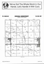 Oriska Township, Tower City, Directory Map, Barnes County 2007